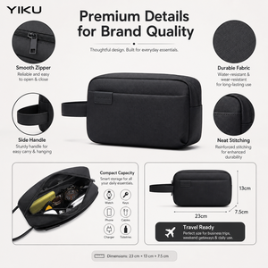 Sac à main pour <span class=keywords><strong>homme</strong></span> personnalisé YIKU, <span class=keywords><strong>pochette</strong></span> en <span class=keywords><strong>cuir</strong></span> PU, porte-monnaie, sac organisateur d'affaires, fabricant OEM ODM, fournisseur de marques privées - Product Image 3