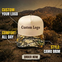 Gorras de Béisbol de Lujo Personalizadas OEM, Estilo Desgastado, 5 Paneles, Bordado, Parche Tejido con Logotipo, Unisex, Premium, Dos Tonos