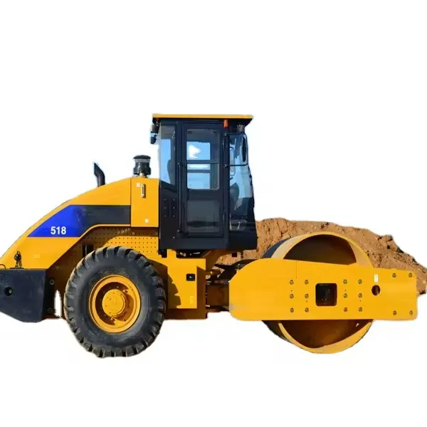 SEM518 cheap price 18 Ton Road Construction Machine Single Drum Road Roller WIth Simple Operation System