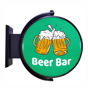 Boîte à lumière double face imprimée UV personnalisée IP65 Lampe murale d'extérieur en PVC acrylique rétroéclairée par néon pour la décoration des parcs domestiques - Product Image 3