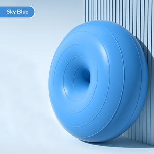 Pelota de Yoga de PVC Tipo Donut, Antiexplosión, para Pilates, Fitness, Estabilidad y Equilibrio - Product Image 4