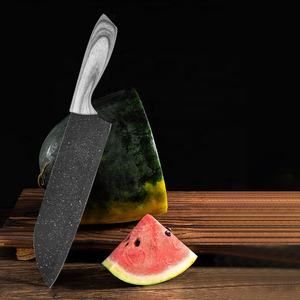 <span class=keywords><strong>Best</strong></span> Selling 8-Piece Non-Stick Preto Revestimento Cozinha Faca <span class=keywords><strong>Set</strong></span> Aço Inoxidável Lâmina Caixa de Presente do Chef Profissional Outdoor Usage - Product Image 4