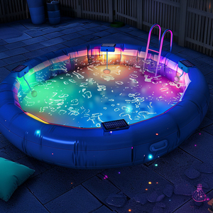 Luz LED RGB para Piscina, Luces Sumergibles para Piscina que Cambian de Color, Lámparas Subacuáticas Impermeables IP68, Fotografía - Product Image 5