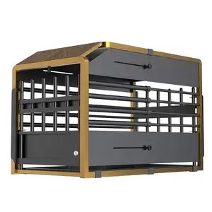 Professional Modular Design Durable Aluminum Pet Cage Adjustable Space Dog Transport Crate