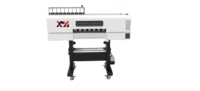 Impresora DTF A1 de 60 cm con 4 cabezales I3200, máquina de impresión directa a película con agitador automático de polvo y horno de curado, 1 año de garantía remota