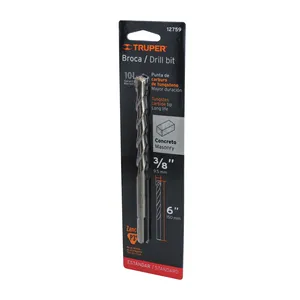 Truper Set 5 pezzi 3/8X6 'punte per trapano in Blister per lavori in muratura e calcestruzzo - Product Image 1