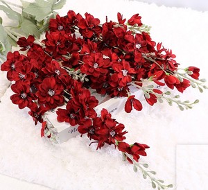 QSLH-00273 Vente en gros <span class=keywords><strong>de</strong></span> fleurs artificielles en soie, jacinthe et delphinium, branche unique, longue branche, <span class=keywords><strong>fleur</strong></span> <span class=keywords><strong>de</strong></span> mariage, aménagement paysager - Product Image 6