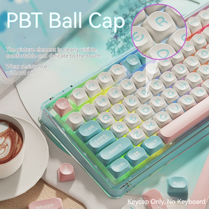 Juego de Teclas Personalizadas Coloridas, Interruptores Cherry MX / Perfil M-OA, Material PBT, Teclas Teñidas para Teclados Mecánicos - Product Image 2