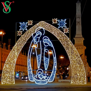 Luz LED con Motivo de Nacimiento de Jesús para Decoración Navideña Religiosa en Exteriores - Product Image 5