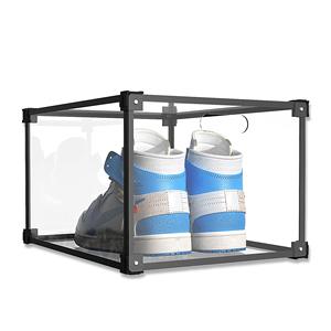 Shoes Box Side Open Giant Stackable Wholesale Transparent Plastic Clear Acrylic AJ Sneaker Organizer Shoes Storage Box