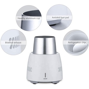 Taşınabilir yaz anlık elektrikli içecek soğutma kupa bardak Mini masaüstü buzdolabı akıllı içecek soğutucu bardak - Product Image 4