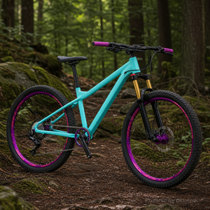 Vélo de montagne en alliage d'aluminium de 27,5 pouces, options 10 ou 12 vitesses, frein à disque, suspension avant pour la conduite hors route - Product Image 2