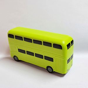 Imprint Logo <b>Foam</b> Double Decker <b>Bus</b> Stress Ball Soft Squeezable <b>Foam</b> <b>Bus</b> Shape Stress Reliever <b>Toys</b> for Promotion - Product Image 6