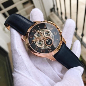 Nouvelle montre mécanique automatique squelette pour <span class=keywords><strong>homme</strong></span> L ME3029 2025, acier inoxydable 44 mm, bracelet en <span class=keywords><strong>cuir</strong></span>, luxe, sport, haute qualité - Product Image 1