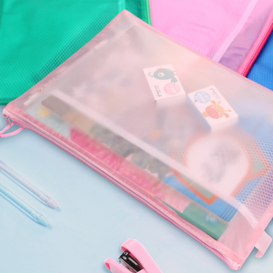 12 Bolsas de Malla Plástica con Cierre, Impermeables, para Documentos Tamaño B8, Organizador para la Escuela, Viajes y Almacenamiento - Product Image 4