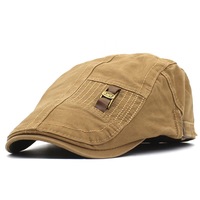 BBESTELLA, Boina informal de algodón para hombre, gorra Newboy, gorra plana con visera para conducir Golf, gorra plana para uso diario de adultos al aire libre, sombrero de hiedra