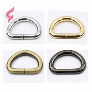 Lihui accessori hardware per borse di alta qualità anello a <span class=keywords><strong>d</strong></span> in metallo ottone oro chiaro da 20mm per borse - Product Image 5