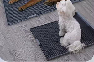 Fabricants Vente en gros <span class=keywords><strong>Toilette</strong></span> de dressage pour chiens de compagnie Pot d'intérieur pour petits chiens Porte-tampon pour chiots Plateau <span class=keywords><strong>Toilette</strong></span> pour animaux de compagnie - Product Image 6