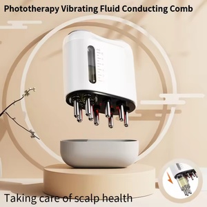 Peine de Masaje Eléctrico con Aceites para el Crecimiento del Cabello, Cuidado del Cuero Cabelludo y Aplicador de Aceite Capilar, Guía de Aplicación de Líquido Anticaída - Product Image 4