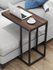 Muebles de metal para sala de estar, mesita de noche de madera, escritorio de ordenador, cama de estudio - Product Image 4