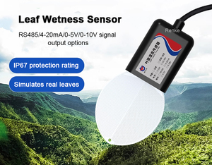 Renke 0-5V 0-10V RS485 4-20mA 식물 습기 측정 잎 표면 센서 젖음 - Product Image 5