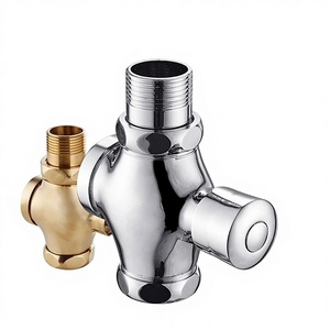 Válvula <span class=keywords><strong>de</strong></span> Descarga Manual <span class=keywords><strong>de</strong></span> Latón <span class=keywords><strong>de</strong></span> Alta Resistencia con Retardo y Cierre Automático para Baños Públicos Comerciales - Product Image 1