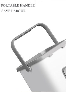 Mopa Plana Popular de Acero Inoxidable con Cubeta Exprimible, Mopa Plana con Cubeta, Como se Ve en <span class=keywords><strong>TV</strong></span> 2022 - Product Image 5