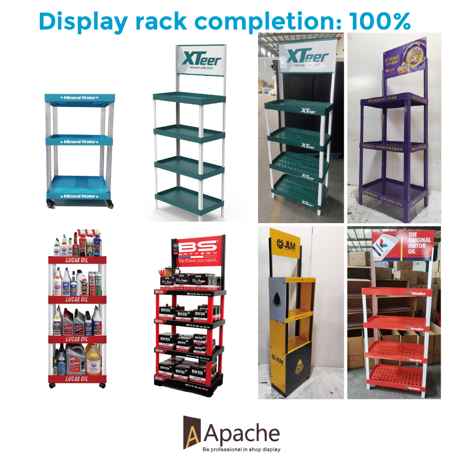 Customized Lightweight PVC Light Duty Multi-Shelf Supermarket Rack Puffed Potato Chips Display Stand for Retail Stores — view 5