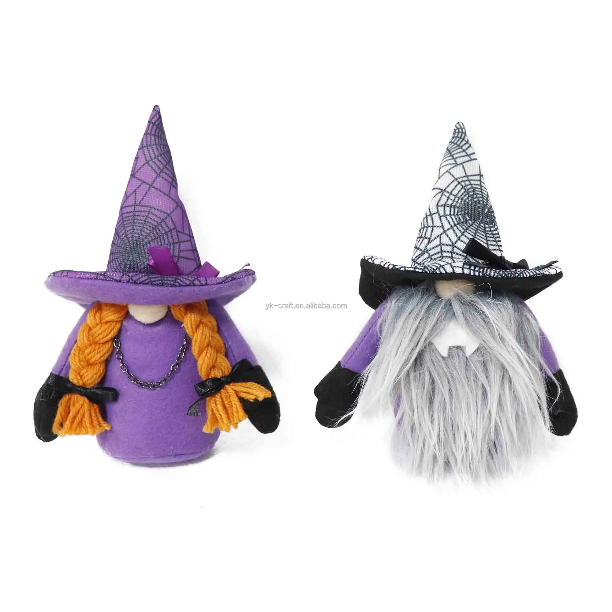 Décorations de gnomes d'Halloween de 8 pouces personnalisées Chapeau pliable Gonk Bat Couple Gnomes Independence Day Faceless Gnome Decor