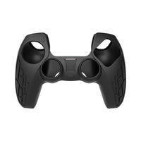 Pour manette de jeu PS5, étui de protection en silicone épaissi, embossé, antidérapant, résistant aux chutes, poignées pour joysticks, modèle PS5-2