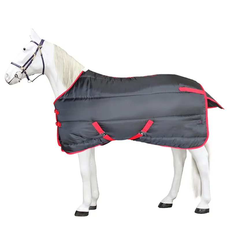 2022 breathable Oxford fabric 420D 600D custom winter horse blanket waterproof multicolor horse rugs product with SS buckle