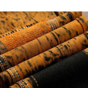 Jeans de Mezclilla para Hombre, Estilo Vintage, Desgastados, Rotos, con Parches, Lavados, de Fabricante - Product Image 6