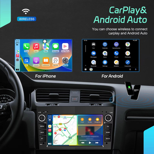 Podofo Android Car Radio 4+64G 7'' Wireless CarPlay/Android Auto BT/FM for Opel Astra/Antara/Vectra/Corsa/Zafira/Meriva/Vivaro - Product Image 2