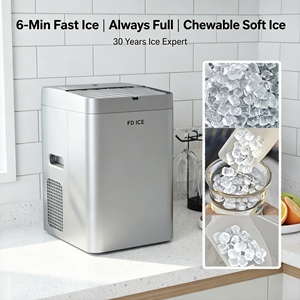 Máquina de Hielo Portátil de 6 Minutos para Automóvil, Máquina de Hielo en Cubitos de Corriente Continua, Venta de Fábrica, Máquina de Hielo Extruido de Escritorio Moderna de Alta Calidad - Product Image 1