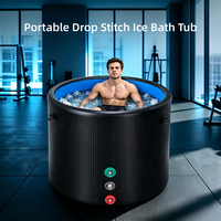 Baignoire à glace portable pour la récupération des athlètes, baignoire à glace gonflable en PVC Drop Stitch pour adultes