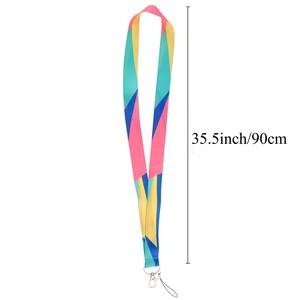 Vente chaude 20MM Commande minimale faible Lanières personnalisées en polyester par sublimation avec logo Porte-badge personnalisé Lanière - Product Image 3