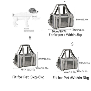 Portable and breathable pet <b>cat</b> dog bag lightweight foldable out bag small car portable large capacity <b>cat</b> bag - Product Image 2
