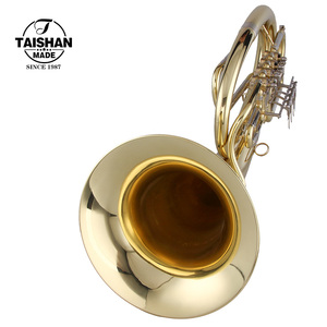 <span class=keywords><strong>Euphonium</strong></span> professionnel en laiton de marque Taishan avec <span class=keywords><strong>4</strong></span> <span class=keywords><strong>pistons</strong></span> en acier inoxydable accordables, finition laquée or, tonalité Bb - Product Image 5