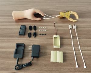 Poignée d'électromyographie dorée Instrument enfichable Style squelette Cosmétiques Type orthopédique implanté à la main - Product Image 1