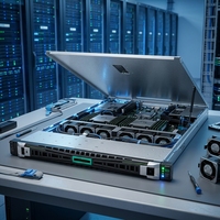 Сервер DL325 Gen11 с 4 отсеками для HDD/SSD SAS/SATA, процессорами AMD EPYC 9004 серии и блоком питания