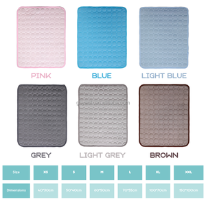 Hot Selling Summer Breathable Cat <strong>Dog</strong> <strong>Cooling</strong> Mat Washable Ice Silk Pet Sleeping <strong>Pads</strong> - Product Image 6