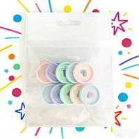 Disques de reliure pour agenda de bureau 28 mm, 100 feuilles, format A4 B5, anneaux de reliure ronds en PVC, disques cadeaux pour accessoires d'agendas non reliés