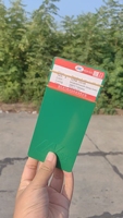 Peinture en poudre électrostatique RAL6029 vert menthe brillant, super résistante aux intempéries et aux UV, pour clôtures routières, barrières de sécurité et rampes extérieures