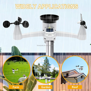 Station météo WiFi - Stations météo intelligentes sans fil 7-en-1 pour la maison intelligente avec <span class=keywords><strong>pluviomètre</strong></span> et mesure de la vitesse/direction du vent, prévisions météorologiques - Product Image 5