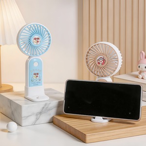 LingPan Portable Handheld <b>Fan</b> With <b>Stand</b> Rechargeable Battery 5W DC Motor Three Speeds For Outdoor Use - Product Image 3