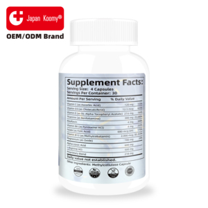 Suplemento para la Ciática al por Mayor, Fabricante de Suplementos para la Salud de los Nervios y los Huesos con Vitaminas y Ácido Alfa Lipoico, 120 Cápsulas para la Ciática - Product Image 5