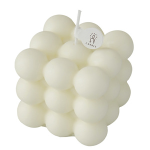 Vela Aromática Hecha a Mano con Forma <span class=keywords><strong>de</strong></span> <span class=keywords><strong>Cubo</strong></span> <span class=keywords><strong>de</strong></span> <span class=keywords><strong>Rubik</strong></span>, Aroma a Pera Británica y Fresia, Cera <span class=keywords><strong>de</strong></span> Soja, Forma Geométrica, Decoración para el Hogar, Regalo - Product Image 5