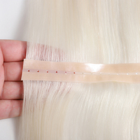 Extensions de cheveux humains XO sans couture, trame plate, micro-perforées, invisibles, injectées, trame papillon, trame en PU avec trous pour salon