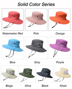 Extérieur Tribu Pliable <span class=keywords><strong>Soleil</strong></span> Chapeau D'été UV Protection Pliable Large Bord Queue De Cheval Chapeau De Pêche Seau Chapeau - Product Image 6