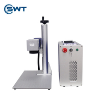 Machine de marquage laser couleur Mopa à gravure profonde 20W 30W 50W 100w pour l'acier inoxydable or argent